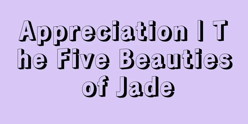 Appreciation | The Five Beauties of Jade