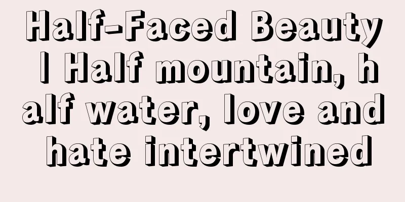 Half-Faced Beauty | Half mountain, half water, love and hate intertwined