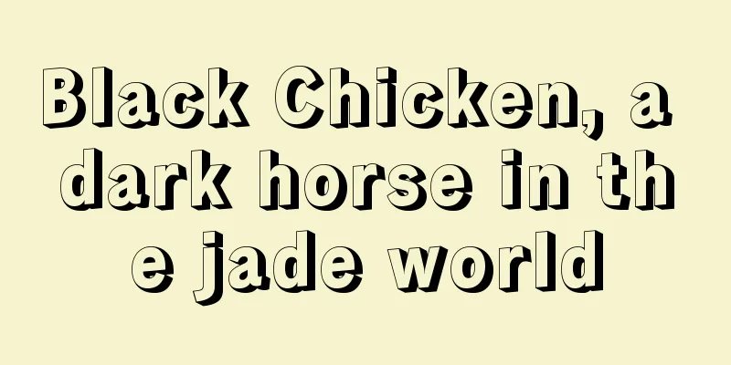 Black Chicken, a dark horse in the jade world