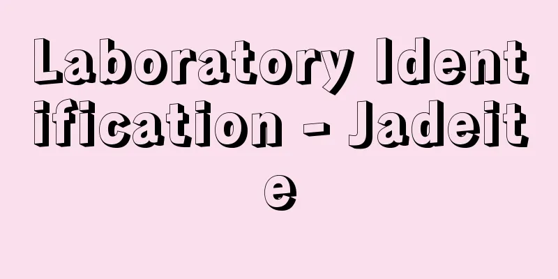 Laboratory Identification - Jadeite