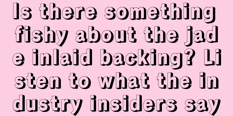 Is there something fishy about the jade inlaid backing? Listen to what the industry insiders say