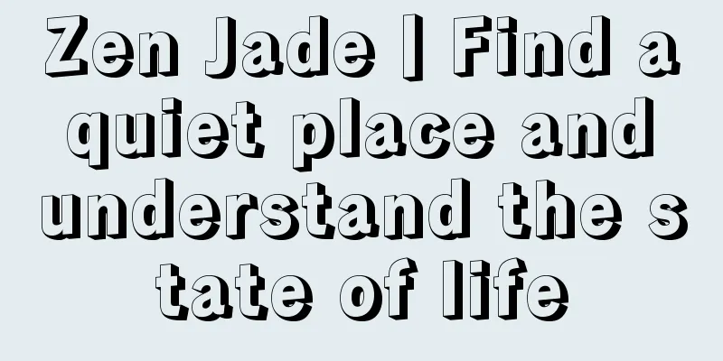 Zen Jade丨Find a quiet place and understand the state of life