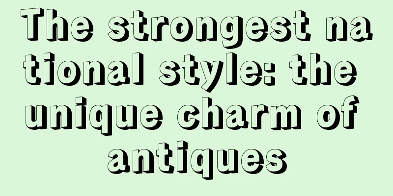 The strongest national style: the unique charm of antiques