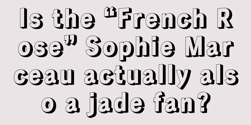 Is the “French Rose” Sophie Marceau actually also a jade fan?